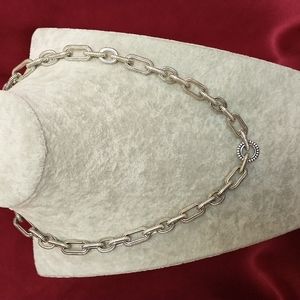 Silver Chain Link Necklace